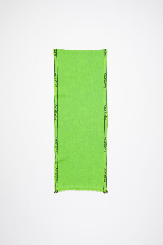 (image for) Eco-Conscious Logo tape scarf